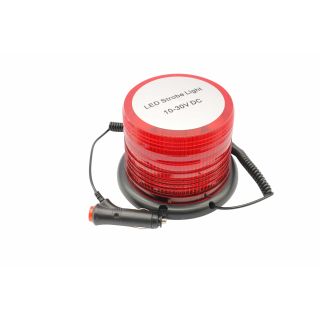 BALIZA GIRATORIA ELECTRONICA LED 10 A 80V ROJA C/ENCHUFE TOMACORRIENTE REFORZADA VERSUS BALIZA GIRATORIA