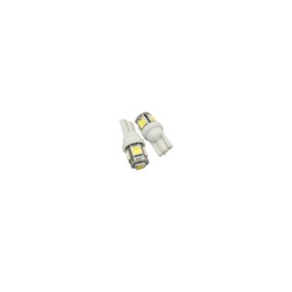 LAMPARA 2821 5 LED SMD 5050 24V BLANCO FRIO PACK X 2
