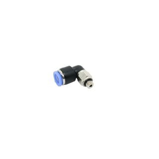 CONECTOR RAPIDO RACOR QSML-M5-6 EN L ROSCA 5MM MANGUERA 6MM