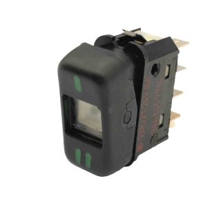 LLAVE TECLA 24V M. BENZ LUCES PRINCIPALES NEGRO 2P 8T EXINTRADER 24V 8 TERMINALES KOSTAL LLAVE TECLA M. BENZ