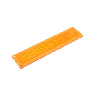 REFLECTOR RECTANGULAR SIMPLE 350MM X 83MM AMBAR BAIML