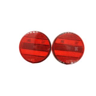 FARO REFLECTIVO REDONDO ROJO AUTOADHESIVO