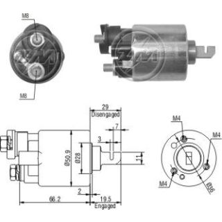 Solenoide De Honda Civic 1.6/ Del Sol/Ac.